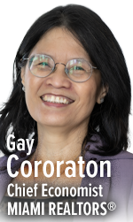 Gay Cororaton, MIAMI REALTORS Chief Economist
